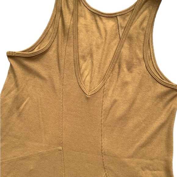Lululemon Ribbed Modal Cotton Dress Spiced Bronze - Picture 5 of 8